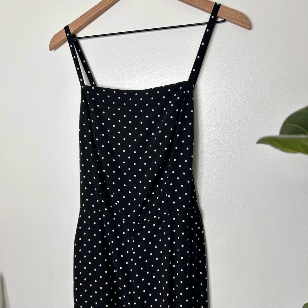 Polka dot square neck Jumpsuit - Picture 5 of 8